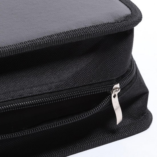 128 Piece High-end PU Imitation Leather Package CD Storage Bag