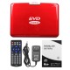 16 Inch 270° Rotation Portable DVD Player Car Game USB TV AV In Out Remote Control