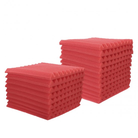 16Pcs Sound Proofing Acoustic Panels Foam Tiles Foam Insulation Wall Studio 16Pcs Sound Proofing Acoustic Panels Foam Tiles Foam Insulation Wall Studio