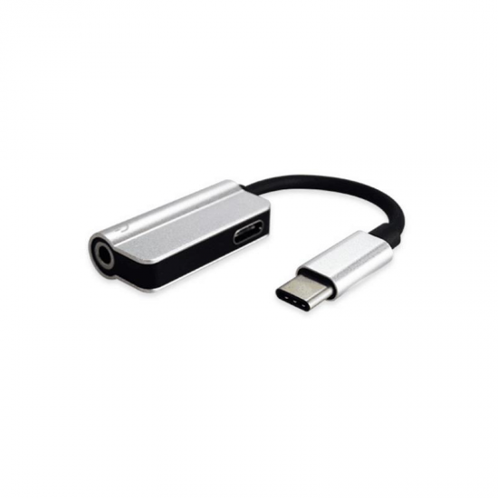 2 in 1 USB-C Type-C Digital to 3.5mm Earphone Cable Adapter Portable Headphone Adapter 2 in 1 USB-C Type-C Digital to 3.5mm Earphone Cable Adapter Portable Headphone Adapter