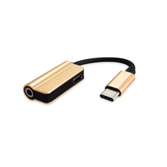 2 in 1 USB-C Type-C Digital to 3.5mm Earphone Cable Adapter Portable Headphone Adapter 2 in 1 USB-C Type-C Digital to 3.5mm Earphone Cable Adapter Portable Headphone Adapter
