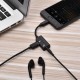 2 in 1 USB-C Type-C Digital to 3.5mm Earphone Cable Adapter Portable Headphone Adapter 2 in 1 USB-C Type-C Digital to 3.5mm Earphone Cable Adapter Portable Headphone Adapter