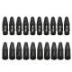 20Pcs XLR 3-Pin 1.8cm Male to 1.5cm Female Connectors MIC Snake Plug Audio Microphone Connector