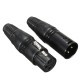 20Pcs XLR 3-Pin 1.8cm Male to 1.5cm Female Connectors MIC Snake Plug Audio Microphone Connector 20Pcs XLR 3-Pin 1.8cm Male to 1.5cm Female Connectors MIC Snake Plug Audio Microphone Connector
