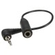 2.5mm Male Plug To 3.5mm Female Jack AUX Audio TRS Adapter Cable