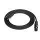 2Pcs 2M Mic DMX Audio Cable 3 Pin XLR Male to XLR Female Microphone Cable 2Pcs 2M Mic DMX Audio Cable 3 Pin XLR Male to XLR Female Microphone Cable