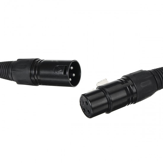 2Pcs 2M Mic DMX Audio Cable 3 Pin XLR Male to XLR Female Microphone Cable 2Pcs 2M Mic DMX Audio Cable 3 Pin XLR Male to XLR Female Microphone Cable