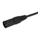 2Pcs 2M Mic DMX Audio Cable 3 Pin XLR Male to XLR Female Microphone Cable 2Pcs 2M Mic DMX Audio Cable 3 Pin XLR Male to XLR Female Microphone Cable