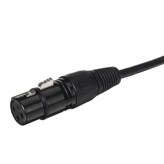 2Pcs 2M Mic DMX Audio Cable 3 Pin XLR Male to XLR Female Microphone Cable 2Pcs 2M Mic DMX Audio Cable 3 Pin XLR Male to XLR Female Microphone Cable