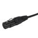 2Pcs 2M Mic DMX Audio Cable 3 Pin XLR Male to XLR Female Microphone Cable 2Pcs 2M Mic DMX Audio Cable 3 Pin XLR Male to XLR Female Microphone Cable