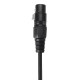 2Pcs 2M Mic DMX Audio Cable 3 Pin XLR Male to XLR Female Microphone Cable 2Pcs 2M Mic DMX Audio Cable 3 Pin XLR Male to XLR Female Microphone Cable