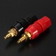 2Pcs 48MM Insulated Binding Post Audio Speaker Terminal Plug 2Pcs 48MM Insulated Binding Post Audio Speaker Terminal Plug