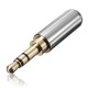 3 Pole Male Headphone Jack Plug Metal Audio +Heat Shrinkable Tube 3 Pole Male Headphone Jack Plug Metal Audio +Heat Shrinkable Tube