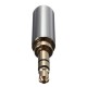 3 Pole Male Headphone Jack Plug Metal Audio +Heat Shrinkable Tube