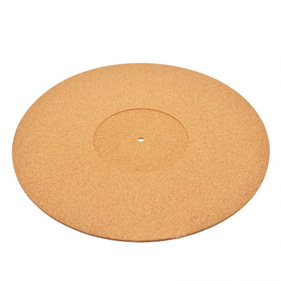 300mm 3MM Cork Wood LP Vinyl Turntable Record Pad Anti-skid Anti-static Soft Mat for Turntable Player 300mm 3MM Cork Wood LP Vinyl Turntable Record Pad Anti-skid Anti-static Soft Mat for Turntable Player