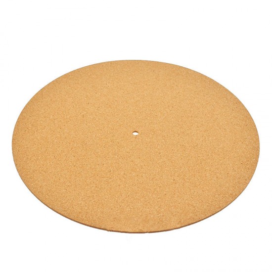300mm 3MM Cork Wood LP Vinyl Turntable Record Pad Anti-skid Anti-static Soft Mat for Turntable Player 300mm 3MM Cork Wood LP Vinyl Turntable Record Pad Anti-skid Anti-static Soft Mat for Turntable Player