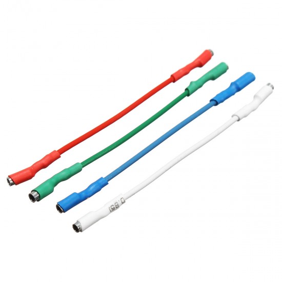 4Pcs 7N Oxygen Free Copper Wire Leads Header Cable OFC For 1.20 - 1.30mm Pins 4Pcs 7N Oxygen Free Copper Wire Leads Header Cable OFC For 1.20 - 1.30mm Pins