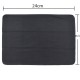 5 pcs Black Rubber LP CD Cleaning Cloth for Vinyl Record Player