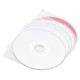 50Pcs 5 inch disc CD DVD Inner Bag Protection Dustproof Anti-static CD/DVD disc bag Double-sided 8 wire Bag