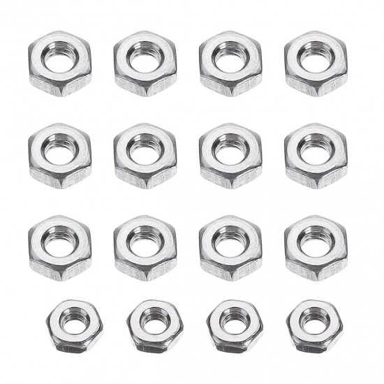 50Pcs Universal Cartridge Mounting Kit for Record Player Mounting Screw Bolts Nut Accessories