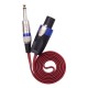 6.5mm to Ohm Head 4-Core Audio Cable foe Stage Speaker Amplifier