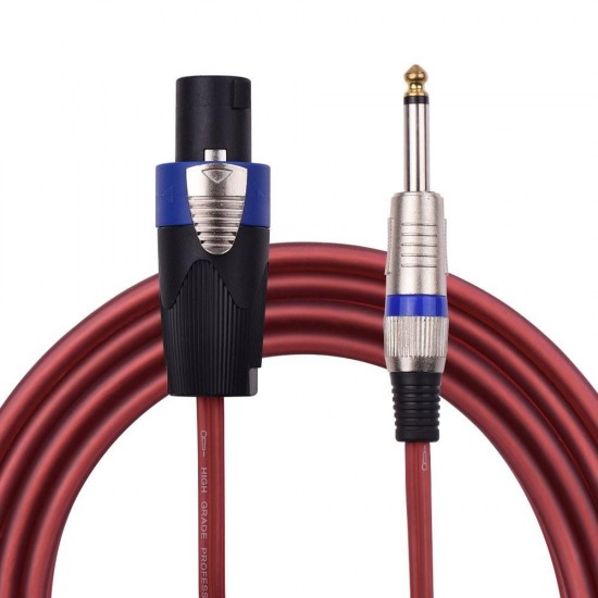 6.5mm to Ohm Head 4-Core Audio Cable foe Stage Speaker Amplifier 6.5mm to Ohm Head 4-Core Audio Cable foe Stage Speaker Amplifier