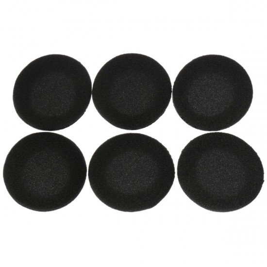 6Pcs Replacement Soft Headphone Earpads Headset Sponge Covers 48mm Headset Earphone for Koss Porta Pro