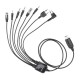 8 In 1 Multiple Radio USB Programming Data Cable Cord for Motorola Kenwood 8 In 1 Multiple Radio USB Programming Data Cable Cord for Motorola Kenwood