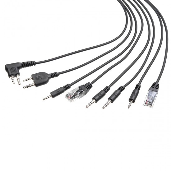 8 In 1 Multiple Radio USB Programming Data Cable Cord for Motorola Kenwood