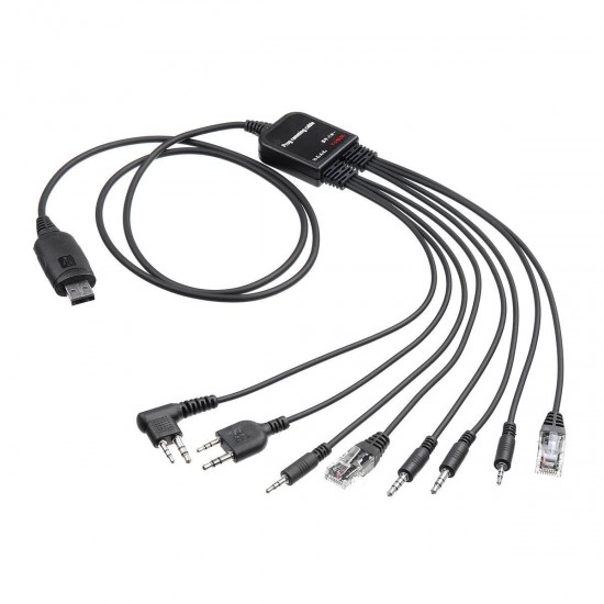 8 In 1 Multiple Radio USB Programming Data Cable Cord for Motorola Kenwood 8 In 1 Multiple Radio USB Programming Data Cable Cord for Motorola Kenwood