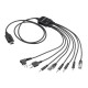 8 In 1 Multiple Radio USB Programming Data Cable Cord for Motorola Kenwood