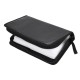 80Pcs CD DVD Storage Bag Black Leather CD Bag