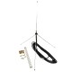 98Hz VSWR 1.5 Professional Stainless Steel FM Transmitter 1/4 GP Outdoor Antenna with 15M Cable