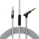 1M 3.5mm AUX Cable Male To Male Jack Audio Cable Cord w In-line Remote Microphone for Headphones