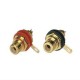 Audio Binding Post Gold Plated RCA Chassis Panel Sockets Connecctors