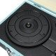B32603 bluetooth Wireless 3 Speed Vinyl Record Player Turntable Retro 2 Speakers Case