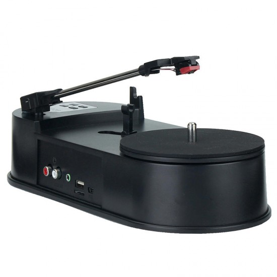 613 Mini Turntable Vinyl LP Record to MP3 USB Charge Converter SD Card Flash Drive Directly