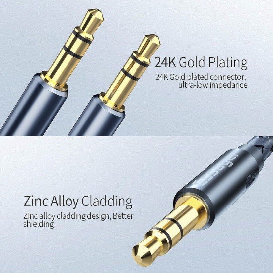 Male-To-Male Audio Cable 3.5mm Jack Aux Speaker Wire Car Headphone MP3 Aluminium Alloy Delicate Sound Cable Male-To-Male Audio Cable 3.5mm Jack Aux Speaker Wire Car Headphone MP3 Aluminium Alloy Delicate Sound Cable