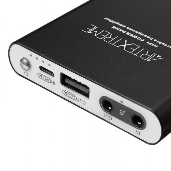Headphone Amplifier 2.5A Power Bank 2-in-1 Super Bass Audio Earphone for iOS Android Headphone Amplifier 2.5A Power Bank 2-in-1 Super Bass Audio Earphone for iOS Android