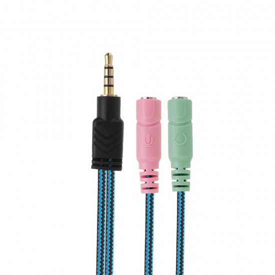 Each 3.5mm 2 in 1 Y Earphone Splitter Adapter Audio Aux Cable
