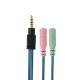 Each 3.5mm 2 in 1 Y Earphone Splitter Adapter Audio Aux Cable Each 3.5mm 2 in 1 Y Earphone Splitter Adapter Audio Aux Cable