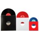 10Pcs 7/10/12 Inch Kraft Paper Inner Sleeves LP Vinyl records Protection Bag for Turntable CD Player Record