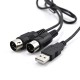 MIDI to USB Wired to bluetooth Wireless Cable Adapter Converter for Windows PC for iOS Android Mobile Phone MIDI to USB Wired to bluetooth Wireless Cable Adapter Converter for Windows PC for iOS Android Mobile Phone