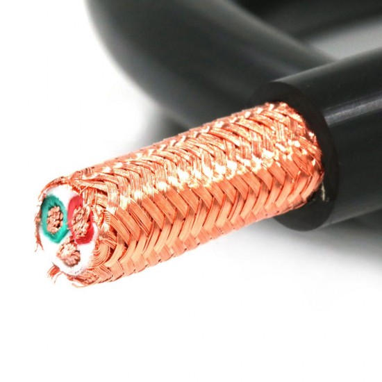 Moon Audio P901 5N OFC RISR AC Power Cable 6MM^2 Wire Core Shielding Audio Grade DIY AC Power Cable for Speaker Moon Audio P901 5N OFC RISR AC Power Cable 6MM^2 Wire Core Shielding Audio Grade DIY AC Power Cable for Speaker