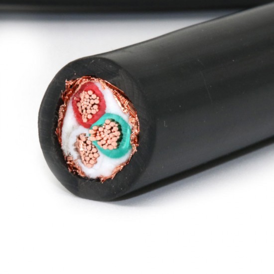 Moon Audio P901 5N OFC RISR AC Power Cable 6MM^2 Wire Core Shielding Audio Grade DIY AC Power Cable for Speaker