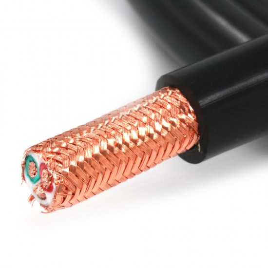 Moon Audio P901 5N OFC RISR AC Power Cable 6MM^2 Wire Core Shielding Audio Grade DIY AC Power Cable for Speaker