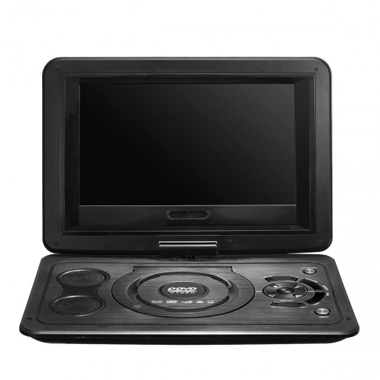 Portable 13.9inch 3D Car TV HD DVD Player 270° Rotate USB 300 Games with Remote