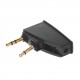 Portable Headset Adapter Plug 3.5mm Jack Mini For QC15 QC3 Airplane Travel Accessories Lightweight Durable Foldable Portable Headset Adapter Plug 3.5mm Jack Mini For QC15 QC3 Airplane Travel Accessories Lightweight Durable Foldable
