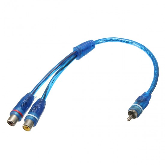 RCA Y Splitter Lead Adapter Cable Male To Female Connector Audio Adapter RCA Y Splitter Lead Adapter Cable Male To Female Connector Audio Adapter