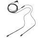 Replacement 0.75mm 1.2M Upgraded Plated Audio Cable Earphone Headphone Cable for KZ ZS3